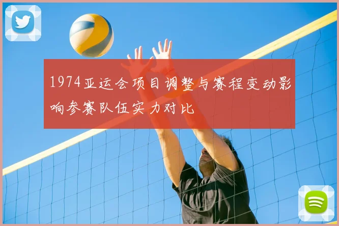 1974亚运会项目调整与赛程变动影响参赛队伍实力对比